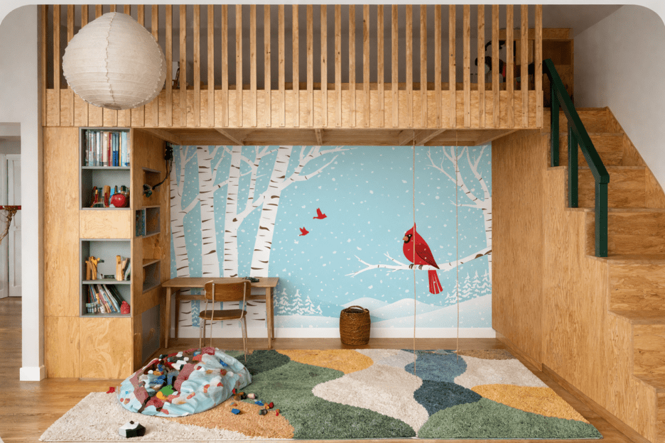 Crimson Winter Perch