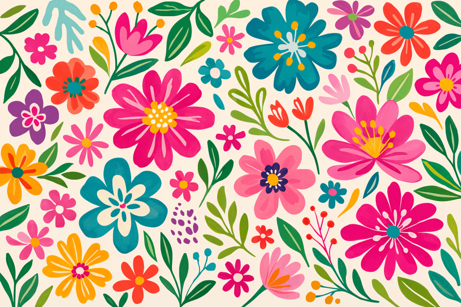 Blooming Tundra Flora