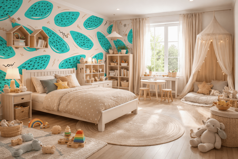 Aqua Streaks Motif