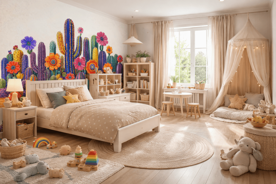 Vibrant Cactus Oasis