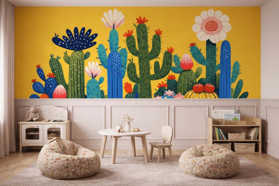 Vibrant Cacti Haven