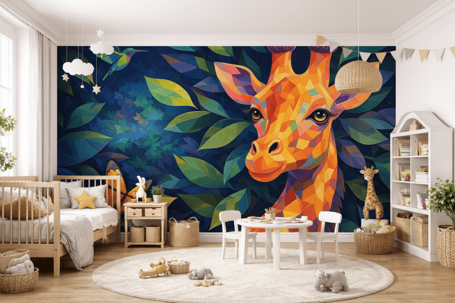 Giraffe Mosaic Encounter