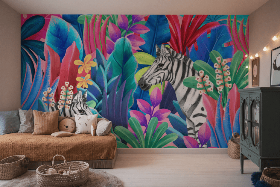 Zebra Jungle Encounter