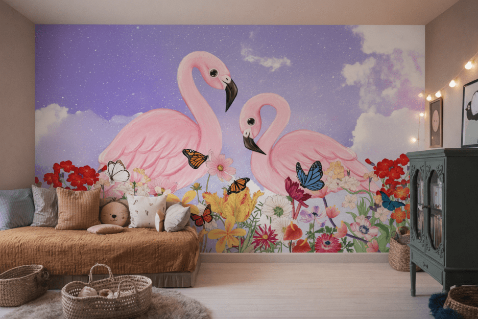 Flamingo Blossom Bounty