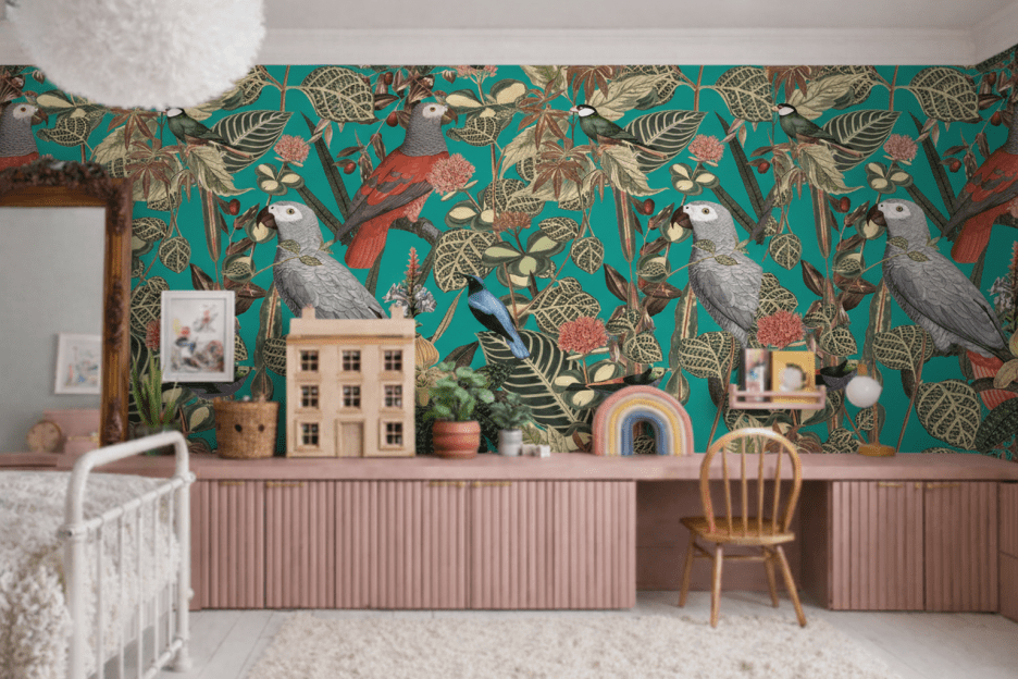 Verdant Avian Tapestry
