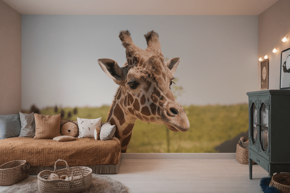 Savannah Giraffe Gaze