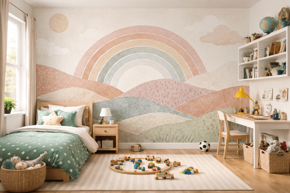 Pastel Hillscape