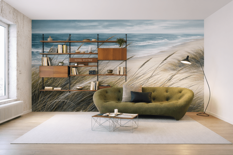 Serene Shoreline Grass