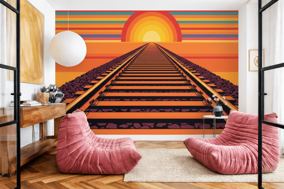 Golden Railway Vista