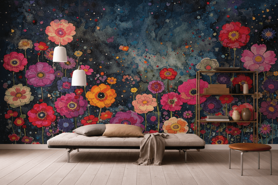 Radiant Petal Mosaic