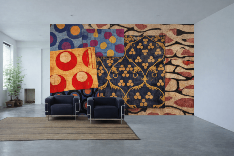 Rippled Textile Mosaic