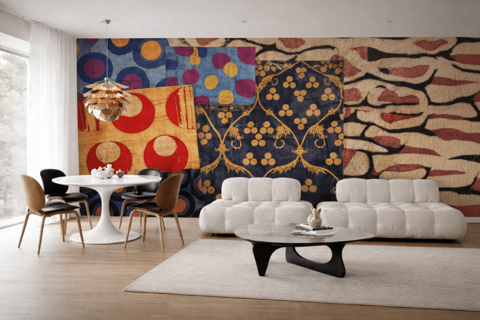 Rippled Textile Mosaic