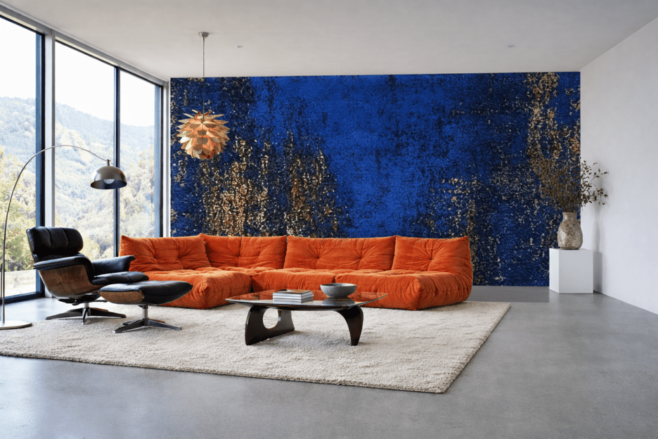 Gilded Sapphire Tapestry