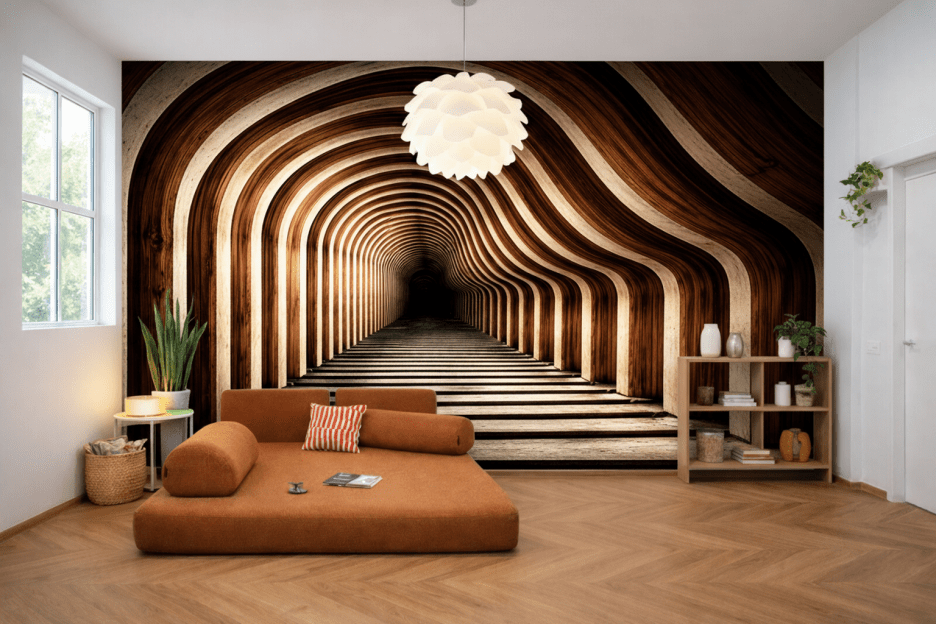 Arched Timber Passage