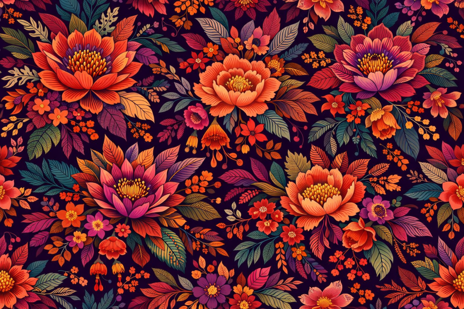 Vibrant Petal Symphony