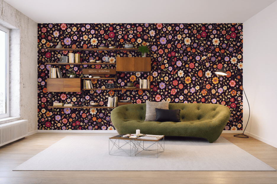 Saffron Blossom Tapestry