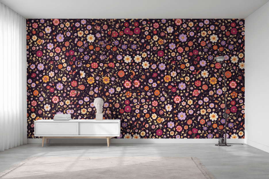 Saffron Blossom Tapestry