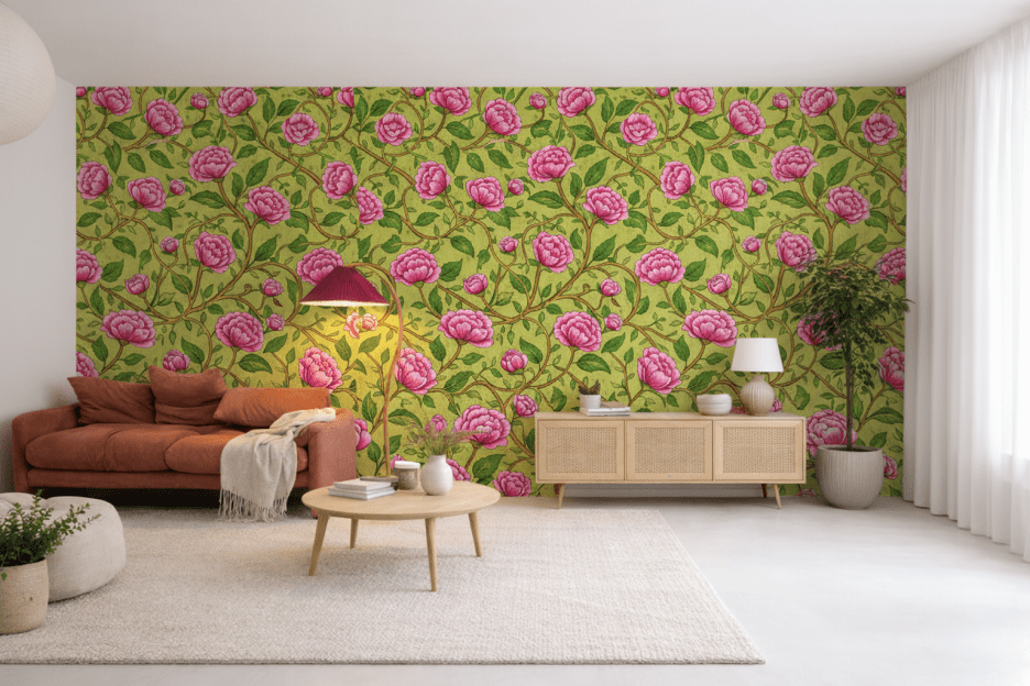 Rosy Lattice Garden