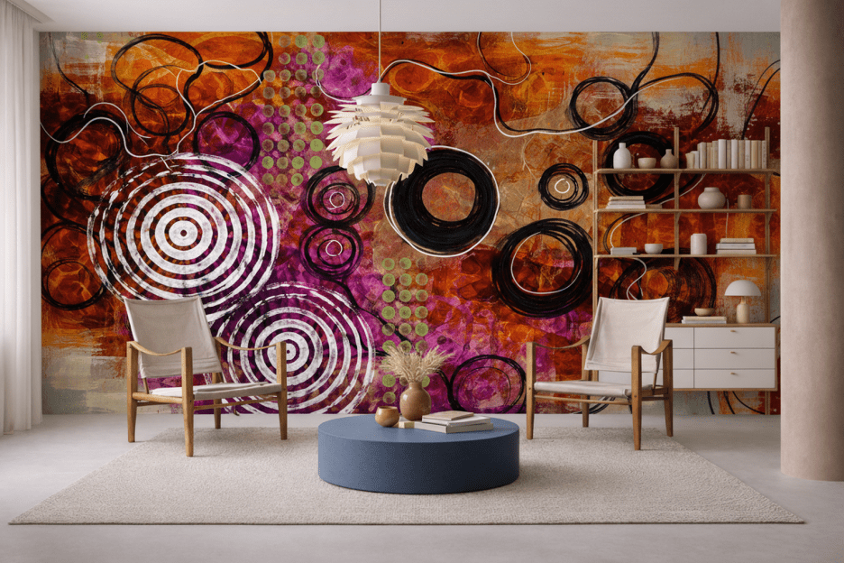 Saffron Spiral Dance