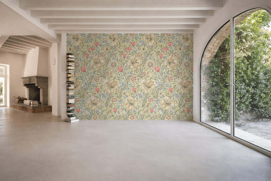 Floral Lattice Tapestry