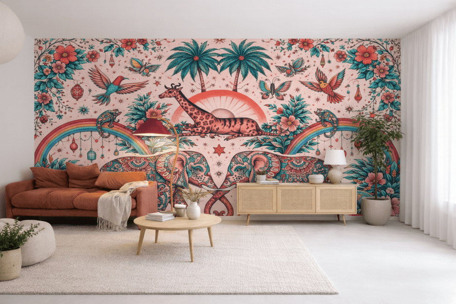 Whimsical Wildlife Embrace