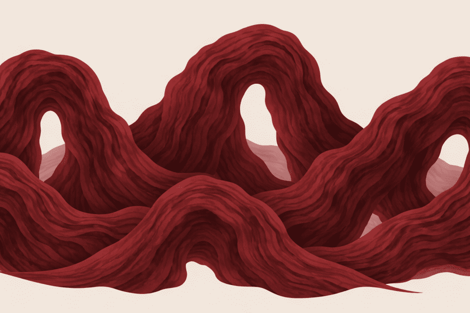 Crimson Kelp Undulations