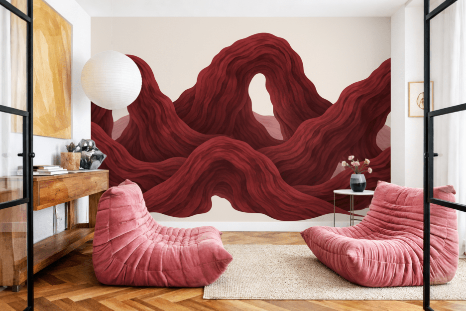 Crimson Kelp Undulations