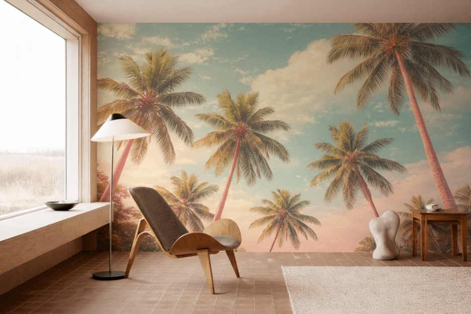 Palm Serenity Scene