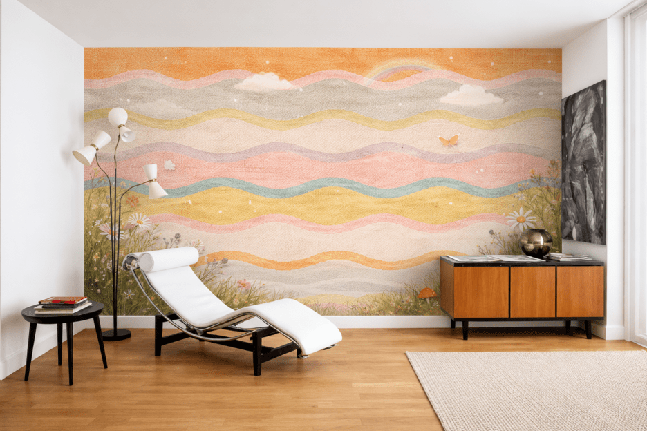 Whimsical Meadow Waves