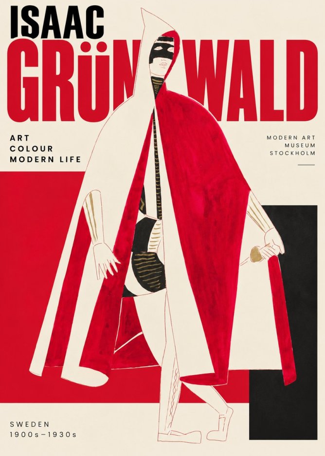 Isaac Grünewald Costume Design I No2 - Poster