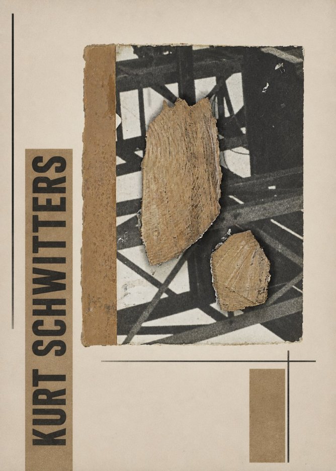 Kurt Schwitters Merz Collage with Found Objects No2 - Poster