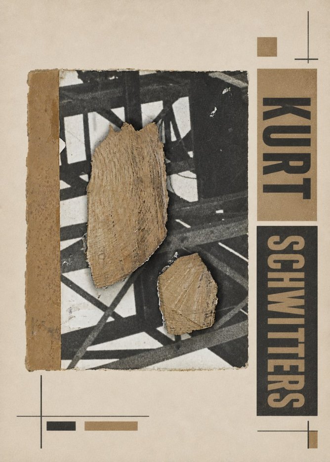 Kurt Schwitters Merz Collage with Found Objects No6 - Poster