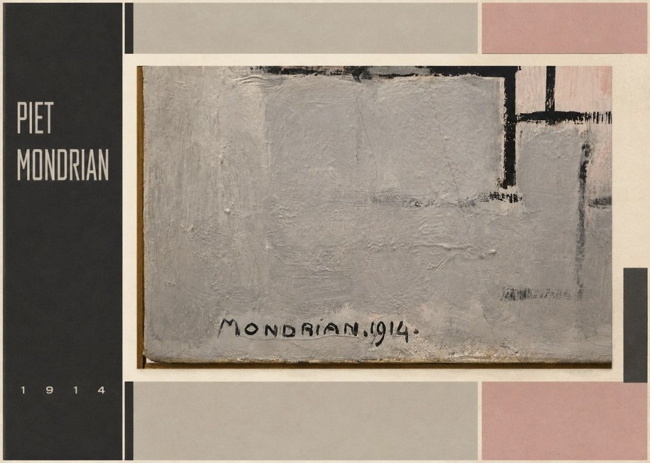 Piet Mondrian Composition 1914 No2 - Poster