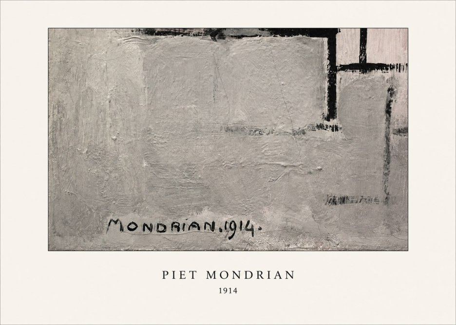 Piet Mondrian Composition 1914 No5 - Poster