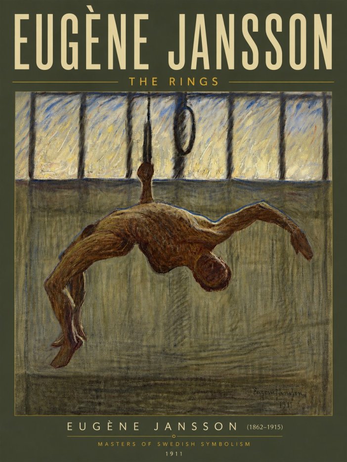Eugène Jansson The Rings No5 - Poster