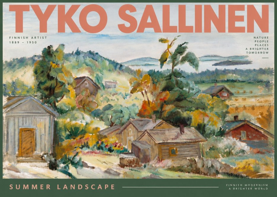 Tyko Sallinen Summer Landscape No5 - Poster
