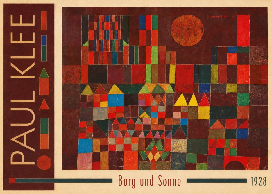 Paul Klee Burg Und Sonne No3 - Poster