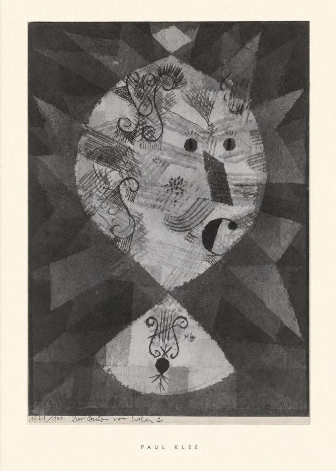 Paul Klee Der O Vom Hohen C No6 - Poster