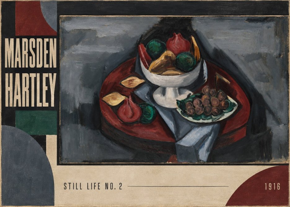 Marsden Hartley Still Life No. 2 No2 - Poster