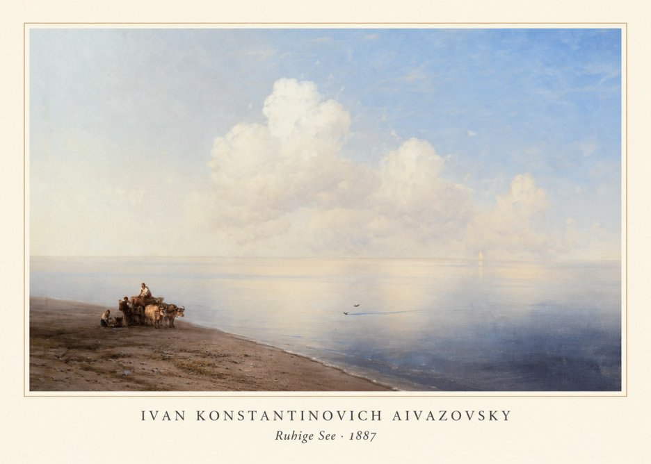 Ivan Konstantinovich Aivazovsky Ruhige See No3 - Poster