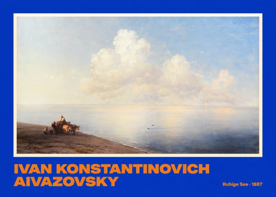 Ivan Konstantinovich Aivazovsky Ruhige See No6 - Poster