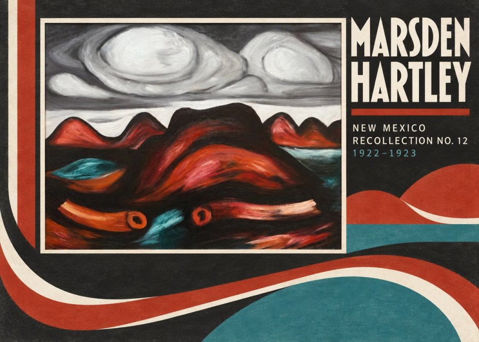 Marsden Hartley New Mexico Recollection No. 12 No2 - Poster