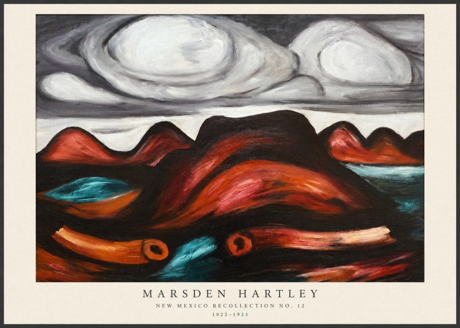 Marsden Hartley New Mexico Recollection No. 12 No6 - Poster