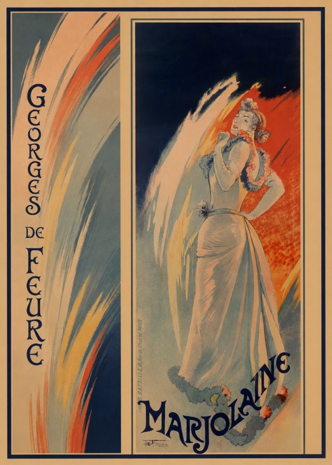 Georges de Feure Marjolaine No2 - Poster