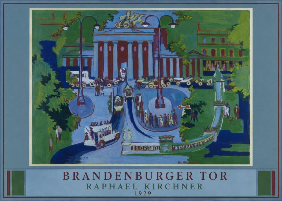 Raphael Kirchner Brandenburger Tor 1929 No4 - Poster
