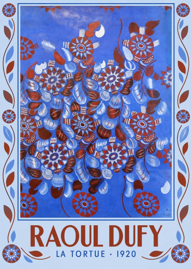 Raoul Dufy La Tortue No1 - Poster