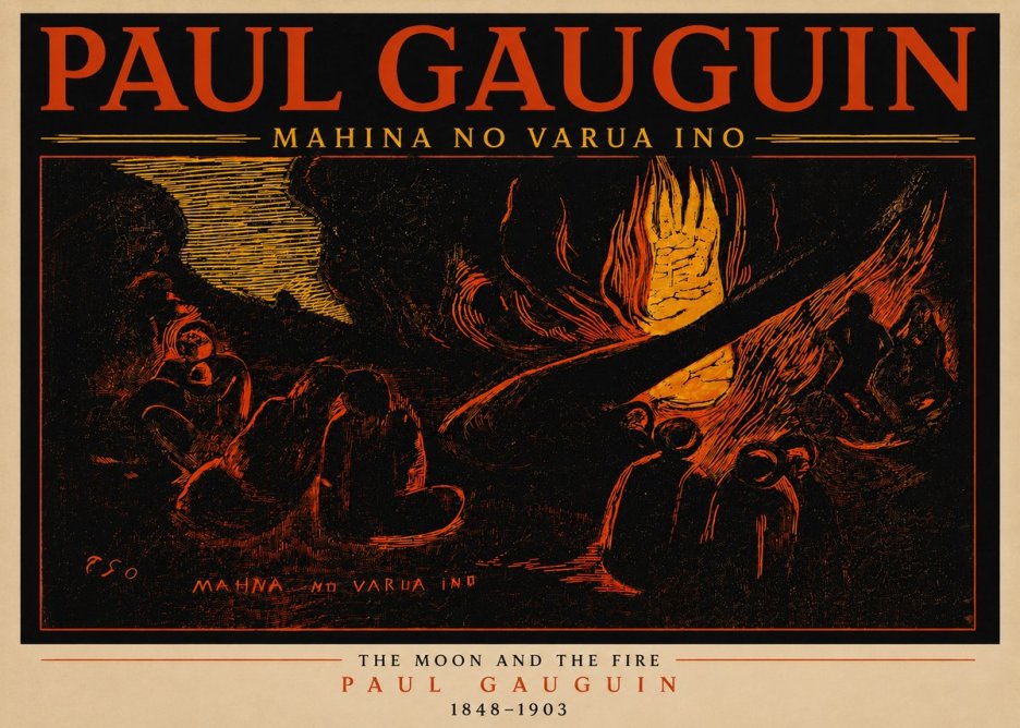 Paul Gauguin Mahina No Varua Ino No5 - Poster