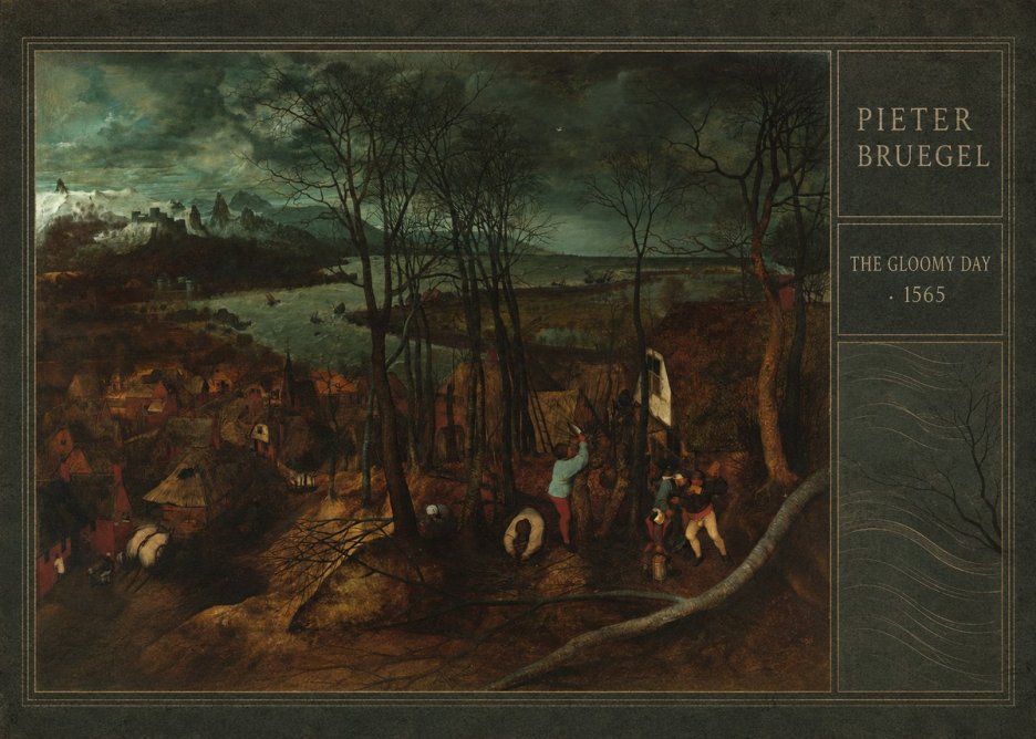 Pieter Bruegel The Gloomy Day No4 - Poster