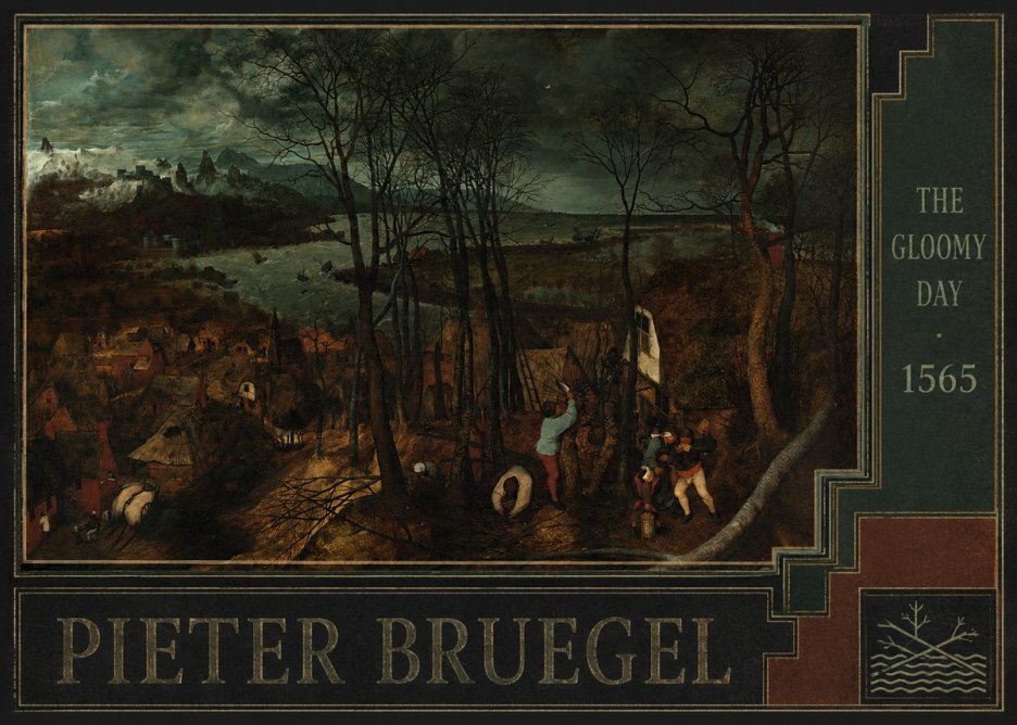 Pieter Bruegel The Gloomy Day No6 - Poster