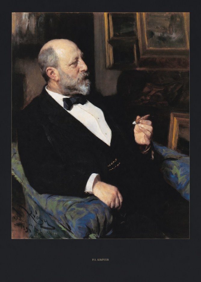 P.S. Krøyer Self-portrait I No6 - Poster
